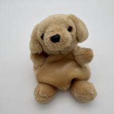 Aurora Palm Pals Original Tan Puppy Dog Mini Plush Stuffed Animal Toy Mini Size