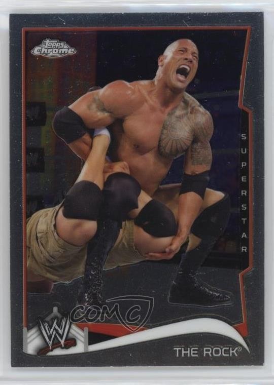 2014 Topps Chrome WWE The Rock #40 1fw1