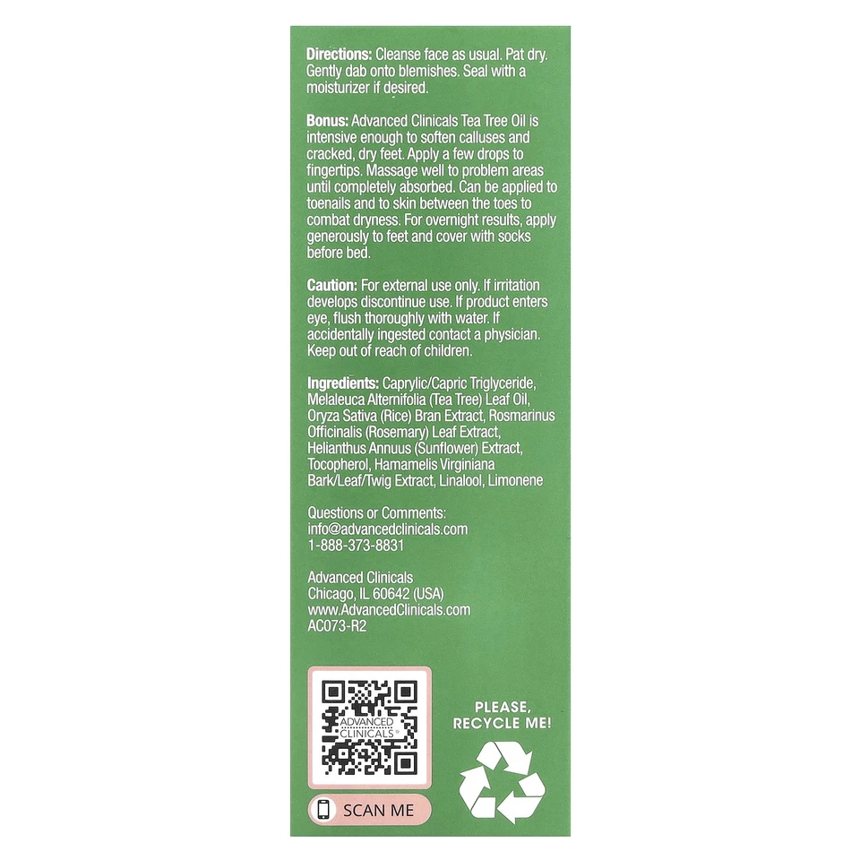 Tea Tree Oil, 1.8 fl oz (53 ml) - Image 3 of 3