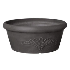 Arcadia Garden Products PSW Pot TA25DC Collection Shallow Bulb Pan Planter Di...