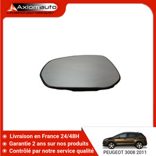 Glace de rétroviseur Peugeot 3008