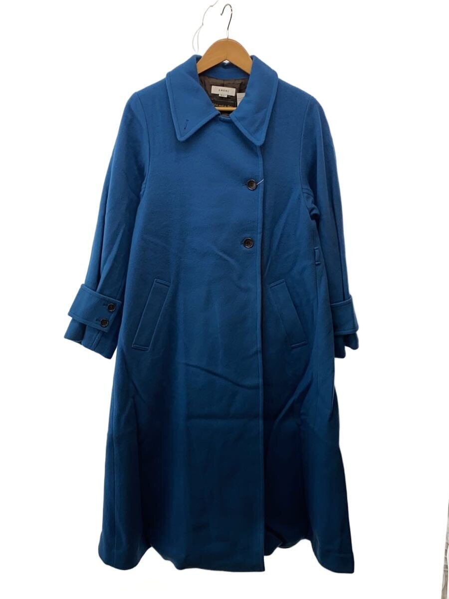 Ameri Coat/S/Wool/Blu/0124207220850/Edge Flare Wo… - image 1