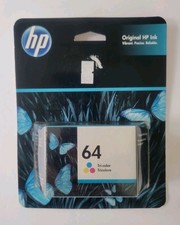 HP 64 Tri-Color Ink Cartridge - Unopened