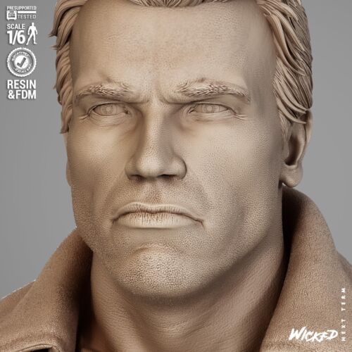 The Terminator Sculpture(300mm) /3D Printed/Unassembled/GK/Wicked - Foto 11 di 15