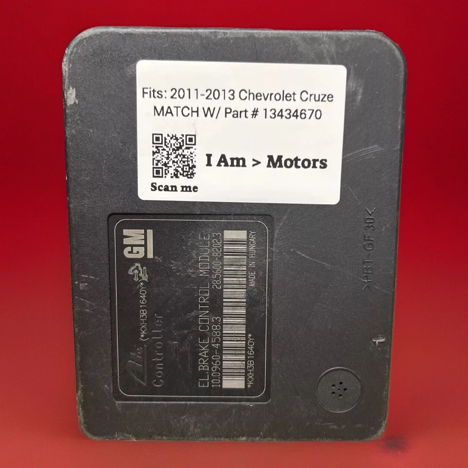 Módulo de bomba de freno ABS reacondicionado Chevrolet Cruze 2011-2013 | 13434670 Foto 3 de 4