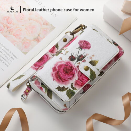 Large Capacity Multifunction Wallet Case Detachable Magnetic Cover for iPhone - Picture 78 of 84