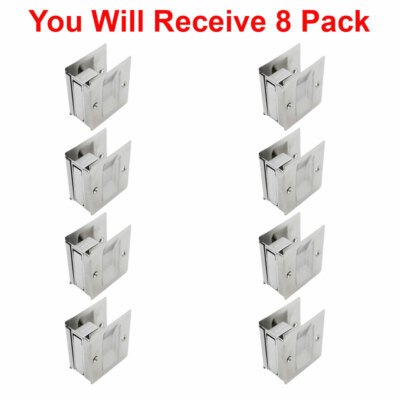 Litepak Pocket Door Pull - Satin Nickel, Easy Install, Fits 1-3/8" Door Thickness