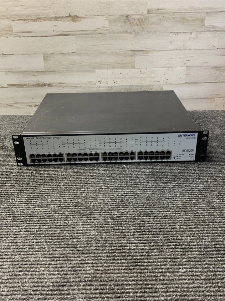 Enterasys Networks Vertical Horizon VH-4802 48-Port 10/100 Ethernet Switch - Image 3 of 4