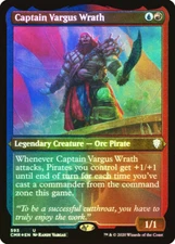 MTG FOIL Captain Vargus Wrath Foil Etched  - Commander Legends #593