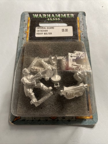 Warhammer 40k - Vétéran Catachan Avec Bolter Lourd (métal, Figurine Démontée, Non Peinte)