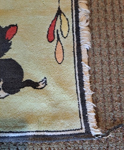 Alfombra vintage de Disney Pinocho y sus amigos, - Imagen 6 de 11