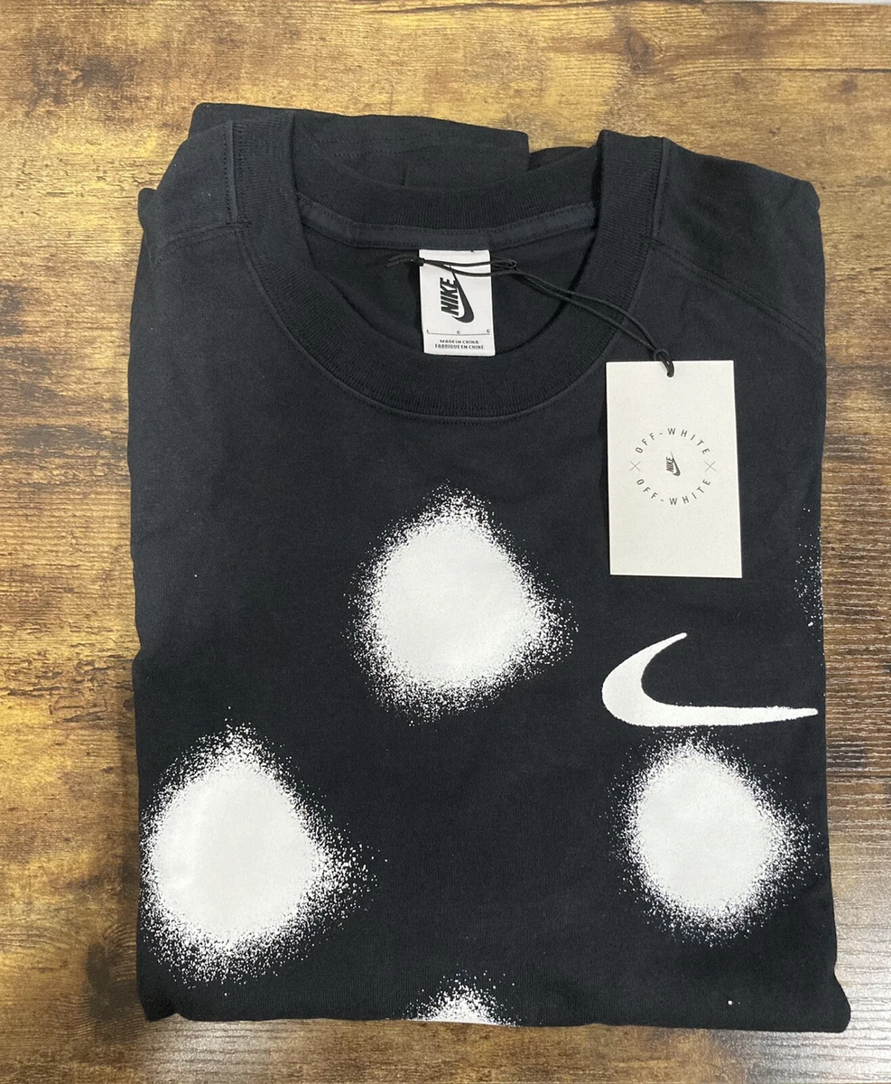 Brand New Nike Off-White Nike Spray Dot T-shirt CU2477-010 size large