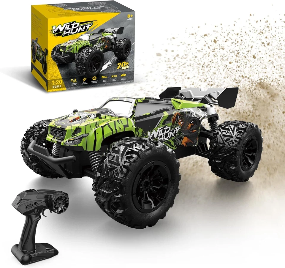 1:20 RC High Speed ​​Fernbedienung Auto 2,4G Off Road Monster Truck Spielzeug - Bild 2 von 4