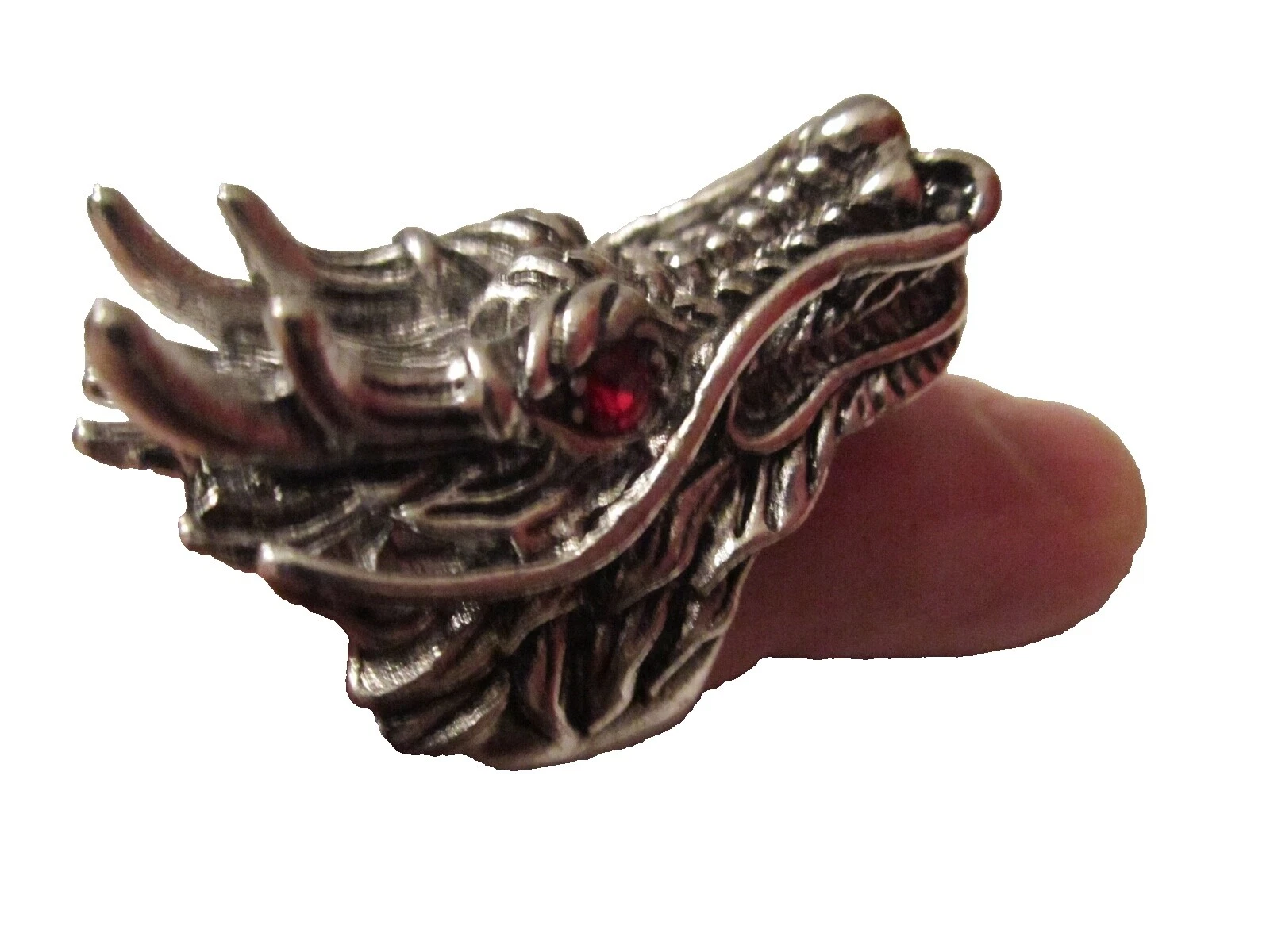 Anillos de Moda chapado en plata de cuerno