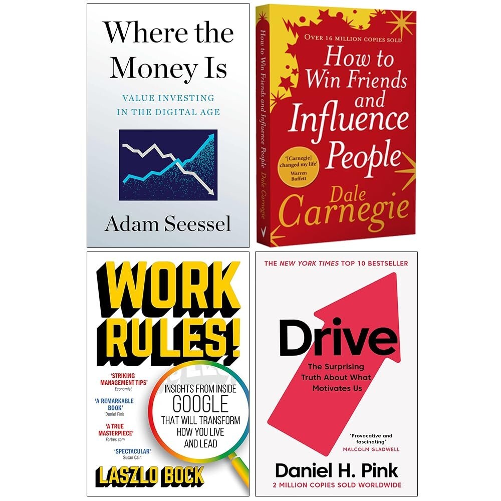 Where the Money Is, Work Rules, Drive, How to Win Friends & Influence People Set - Image 2