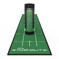 PuttOUT Pro Golf Putting Mat Green