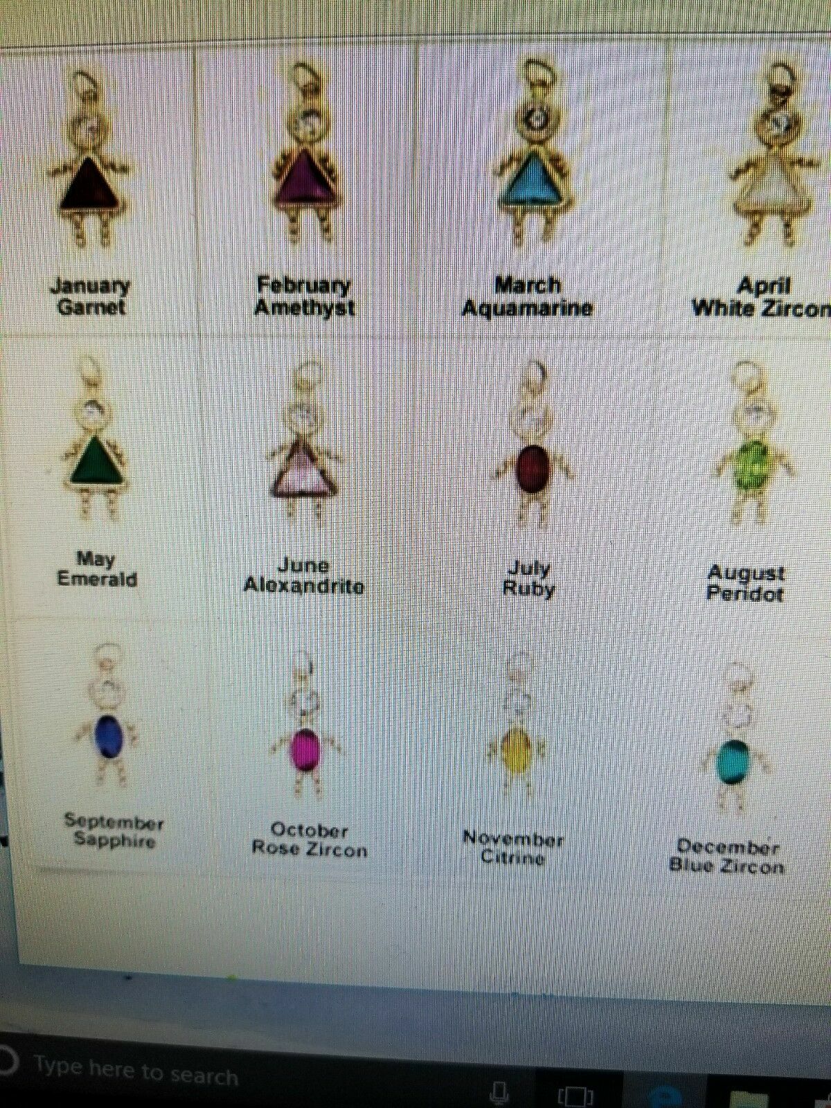 14k Boy May Dark Green Emerald Birthstone Charm Pendant BIM eBay