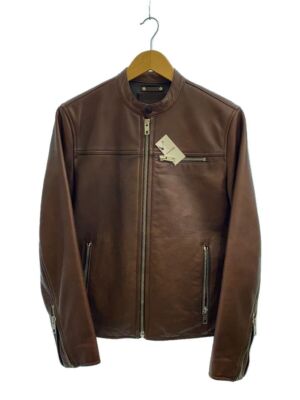 XS Brown Coach Leather Blouson Jacket Australia