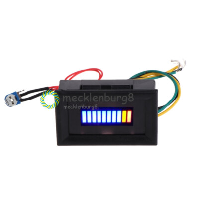 12V Fuel level Gauge Indicator Universal Motorcycle Car Oil scale meter LED