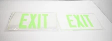 Sure- Lite Edge-Lit Acrylic Exit Sign Green Ultra-Thin Universal Edge-Lit