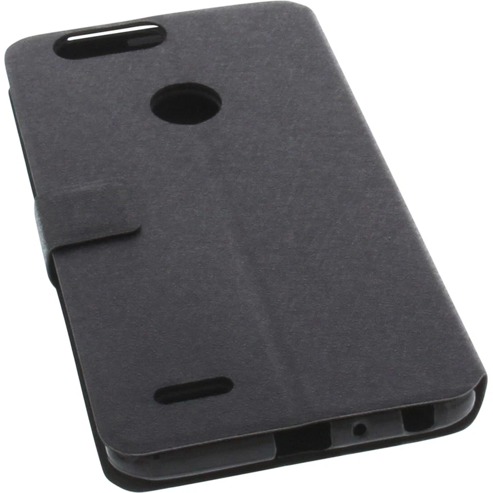 Custodia per ZTE Z Max Z982 Book-Style Protettiva Cellulare a Libro Nero - Immagine 4 di 4