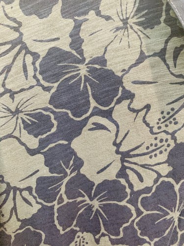 Trunks Surf and Swim CO. David Solid Woodcut Floral Polo Marine Size Large New - Picture 4 of 12