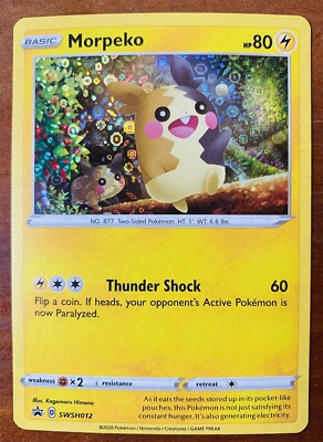 Morpeko New 2021 General Mills 25th Anniversary Holo Promo Pokemon Card  SWSH012