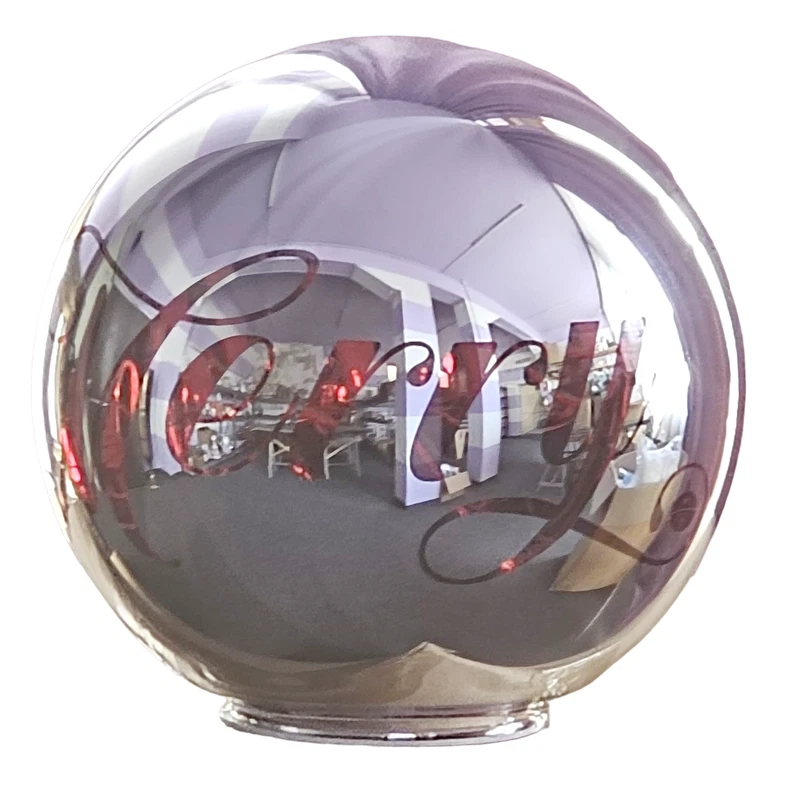 Lume Lampada Merry Natalizio Natale Sfera Christmas Mirror con LED Tognana 18 cm, fotografia 7 di 8