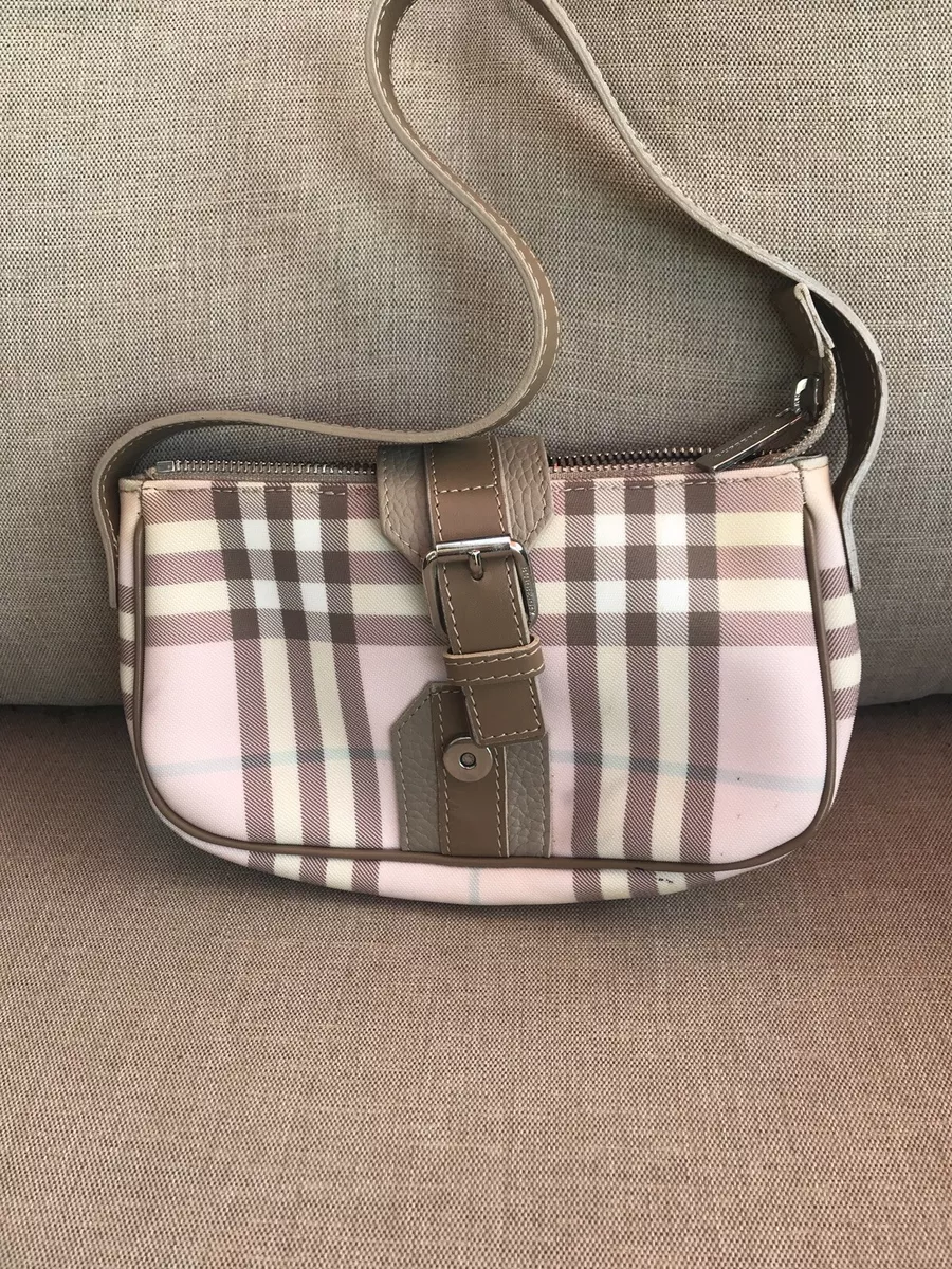 Burberry Nova Check Pochette Shoulder Bag in Good Condition 