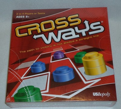 Crossways Board Game BRAND NEW FACTORY SEALED BOX 2-4 Players Teams USAopoly USA