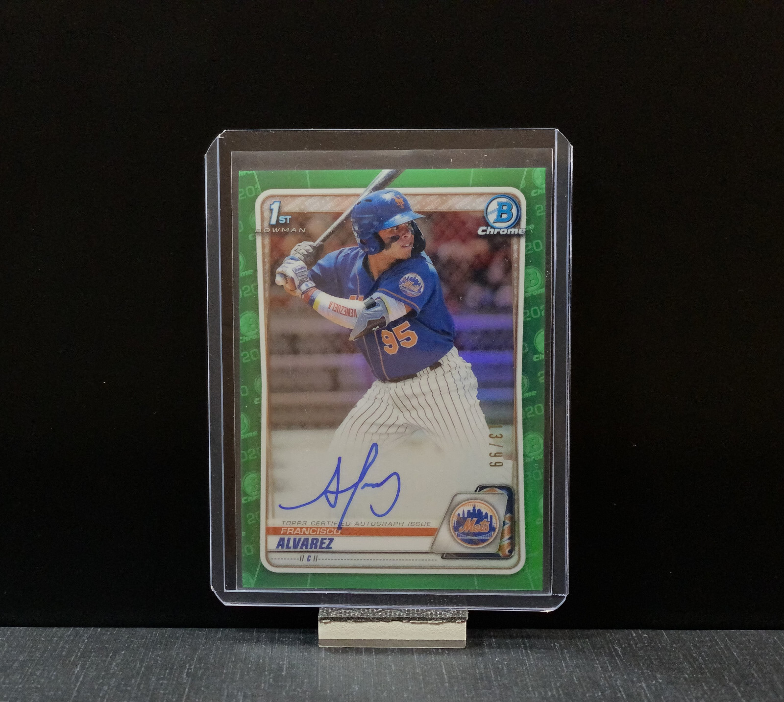 2020 Bowman Chrome - FRANCISCO ALVAREZ - Green Refractor AUTO /99
