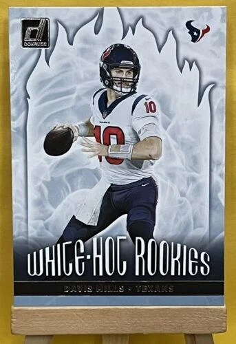 Davis Mills Panini Donruss White Hot Rookies #DMI Base
