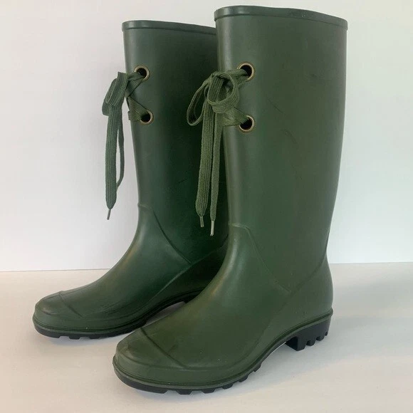 Army green deals rain boots