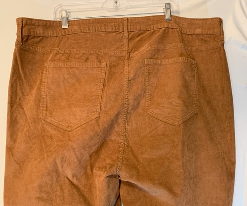 OLD NAVY SIZE 26 Brown Corduroy Extra High Rise Button Fly Boot Cut Jeans - Picture 3 of 6