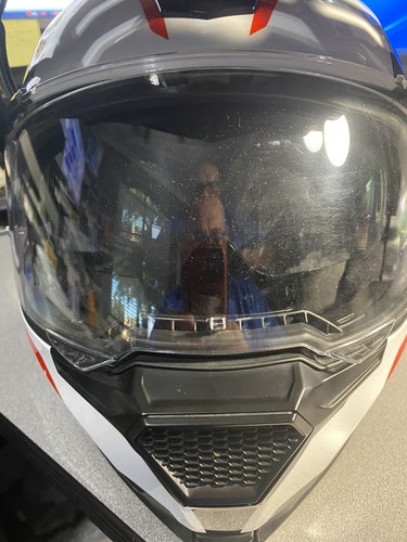 Nexx X Vilijord Modular Helmet Continent White/Black/Red Sz Medium - Foto 4 di 12