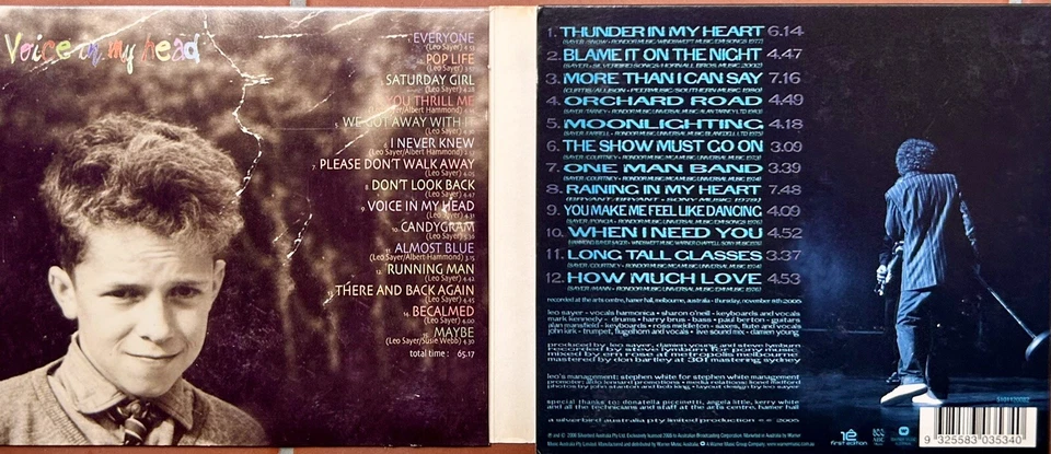 LEO SAYER Voice in my Head/Live in Melbourne Special Edition 2CD - image 2 of 4