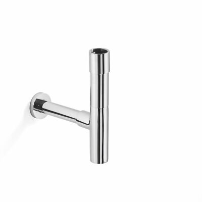 WS Bath Collections 5392 Linea Polished Chrome 11 Inch Decorative P-Trap 5392.29