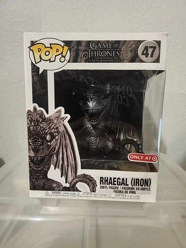Funko Pop! : Game of Thrones Vinyl Figure #47 - Rhaegal (iron) Target Exclusive!