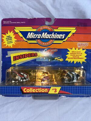 Micro Machines, Galoob, Insiders #3, 2x Insiders, 2x Micro Minis