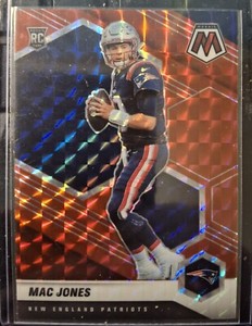 2021 Panini Mosaic - Rookies Mosaic Red Prizm #306 Mac Jones (RC)