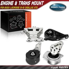 4x Engine Motor & Transmission Mount for Buick LaCrosse 10-16 Cadillac XTS 13-19