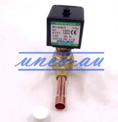 1PC New For RPV-603DYF 3/8 Solenoid Valve AC220-240V 50/60Hz