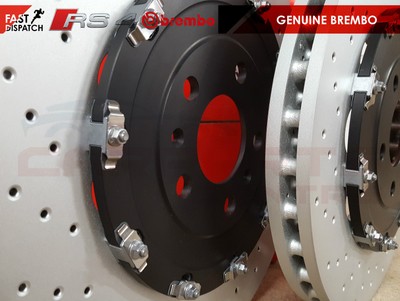 FOR AUDI RS4 QUATTRO B7 2005-2009 FRONT GENUINE BREMBO BRAKE DISCS  