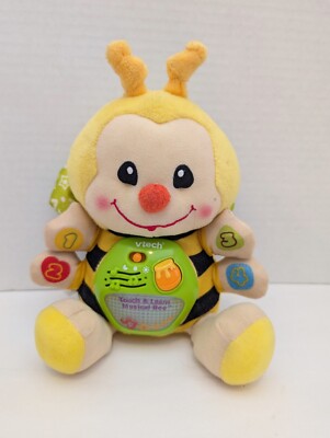 VTech Touch And Learn Musical BEE Interactive Plush - Numbers Shapes & Colors