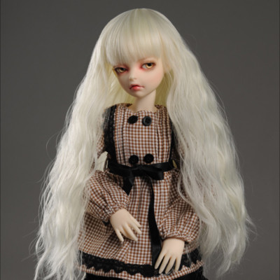 [DM] MSD Wig 7-8 inch 18-20cm 1/4 BJD  (7-8)'' RRG Sobazu Wig (L.Blond)
