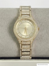 NEW Michael Kors Camille Mid Special Edition Glitz Gold Watch MKO1020 NWOT