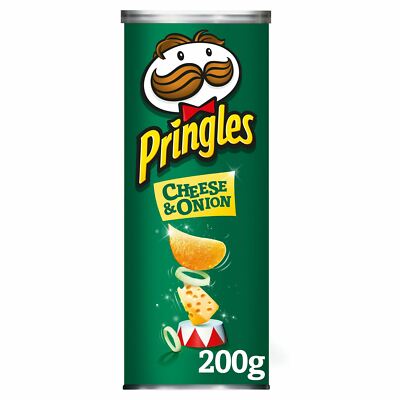 Pringles Cheese & Onion - 200g - Pack of 2