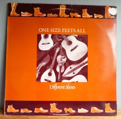 Different Shoes   One Size Feets All   Vinyl LP Album US 1985 Folk Country FR171