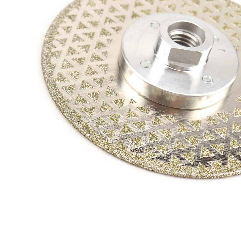 4.5'' Electroplated Diamond Grinding Blade Disc Griter 40 For Marble M14 Thread - Image 4 of 4