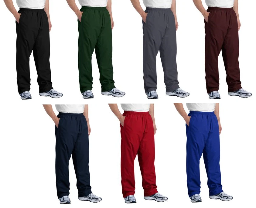 Sport Tek Wind Rain Golf Track Pants Athletic Dri-Fit Sizes XS-4XL NEW PST74
